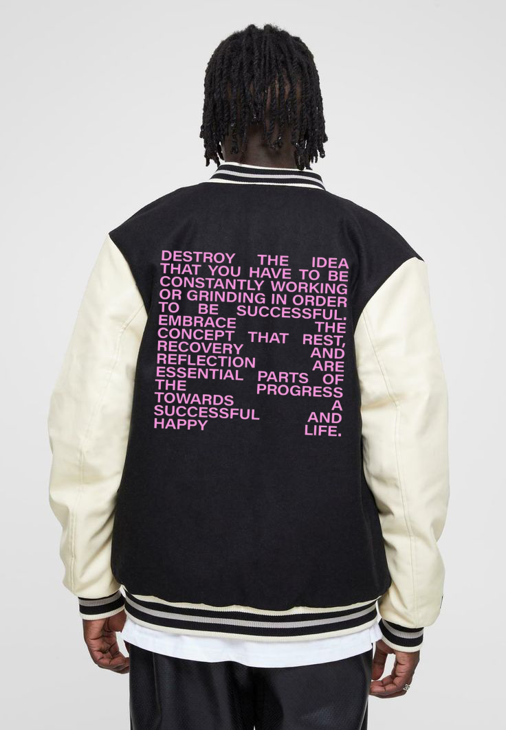 Destroy The Idea Varsity Jacket